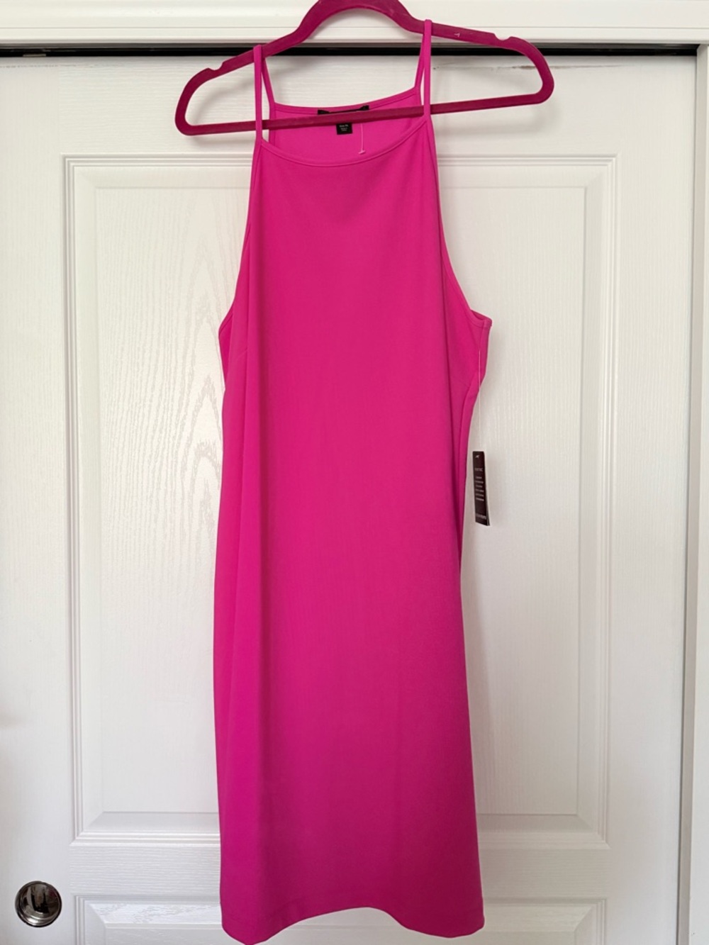 Boston Proper Brand New Fuchsia  Shift Dress